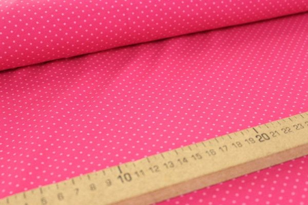 10cm Jersey "Punkte" pink/rosa