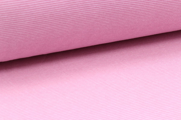 10cm Bündchen gestreift *rosa/hellrosa* fein