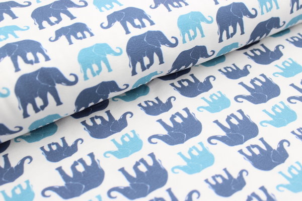 10cm Jersey "Elefant" blau